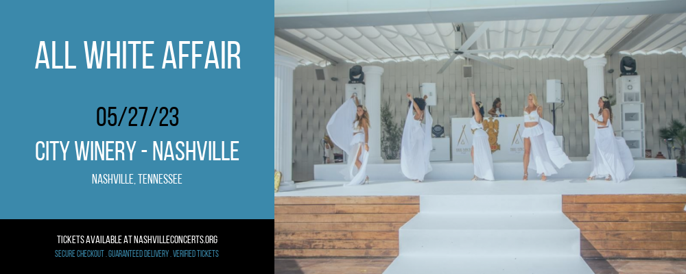 All White Affair at City Winery at City Winery