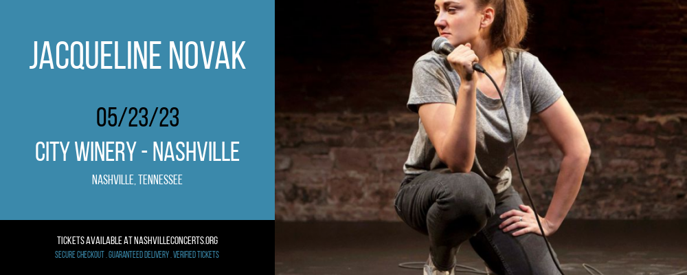 Jacqueline Novak [CANCELLED] at City Winery at City Winery
