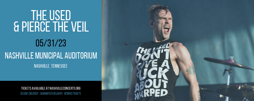 The Used & Pierce The Veil at Nashville Municipal Auditorium at Nashville Municipal Auditorium