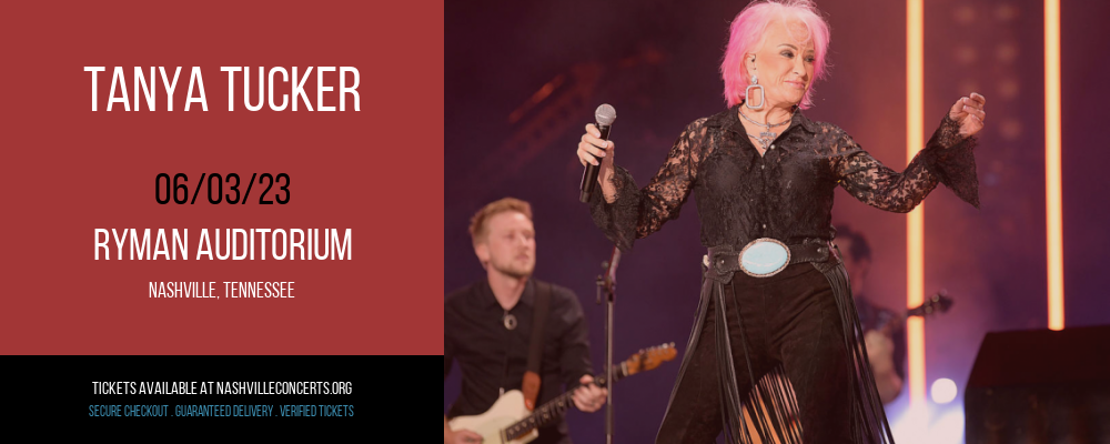 Tanya Tucker at Ryman Auditorium at Ryman Auditorium