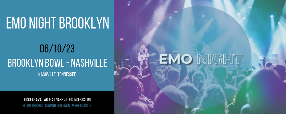 Emo Night Brooklyn at Brooklyn Bowl at Brooklyn Bowl