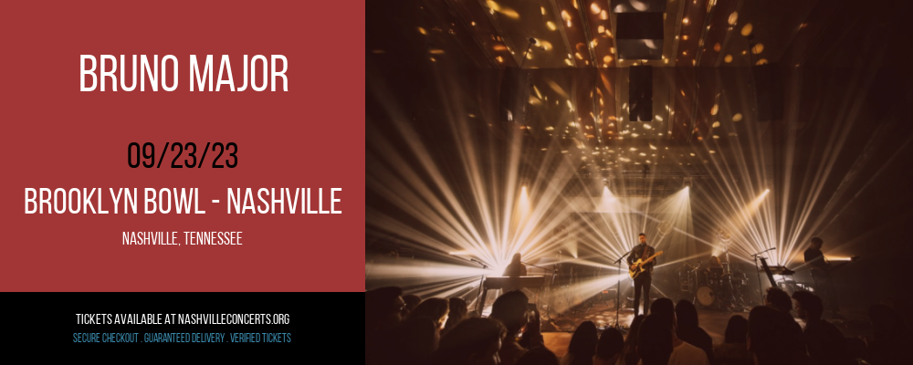 Bruno Major at Brooklyn Bowl at Brooklyn Bowl