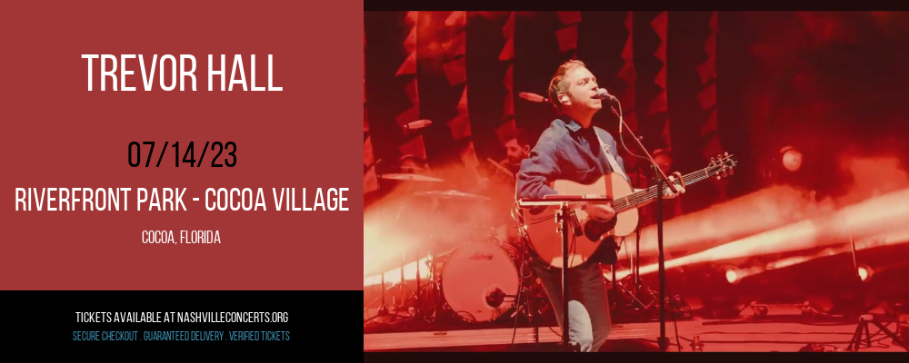 Trevor Hall [CANCELLED] at Riverfront Park Village at Riverfront Park Village