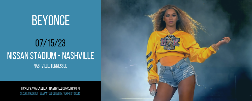Beyonce at Nissan Stadium at Nissan Stadium