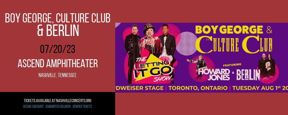 Boy George at Ascend Amphitheater