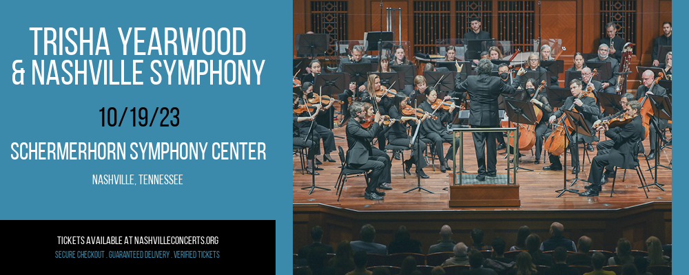 Trisha Yearwood & Nashville Symphony at Schermerhorn Symphony Center at Schermerhorn Symphony Center