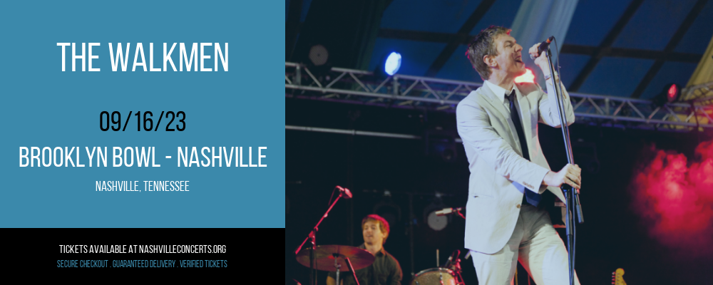 The Walkmen at Brooklyn Bowl at Brooklyn Bowl