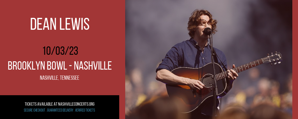 Dean Lewis at Brooklyn Bowl at Brooklyn Bowl