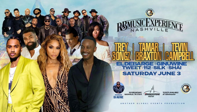 R&B Music Experience: Trey Songz, Tamar Braxton, Ginuwine & 112 [CANCELLED] at Bridgestone Arena