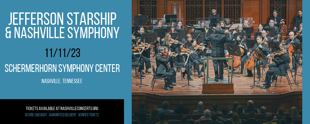 Jefferson Starship & Nashville Symphony at Schermerhorn Symphony Center at Schermerhorn Symphony Center