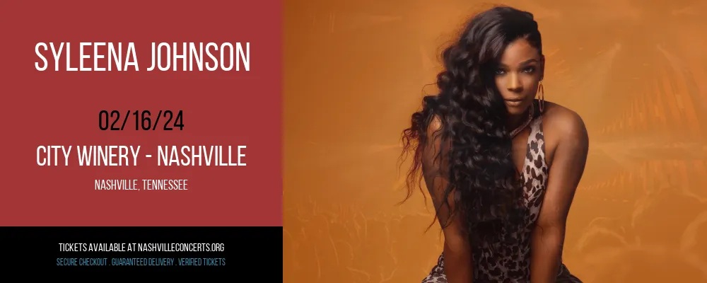 Syleena Johnson at City Winery at City Winery
