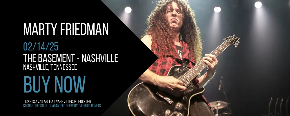 Marty Friedman at The Basement at The Basement